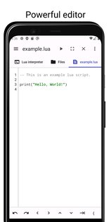 LuaDroid 3.1.0. Скриншот 1