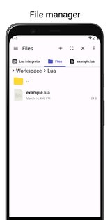 LuaDroid 3.1.0. Скриншот 6
