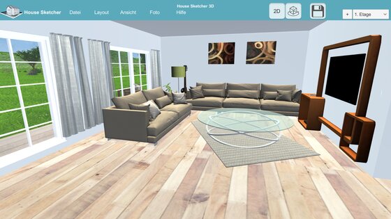 HOUSE SKETCHER – 3D ПЛАН ЭТАЖА 3.5. Скриншот 2