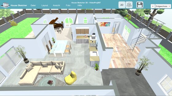 HOUSE SKETCHER – 3D ПЛАН ЭТАЖА 3.5. Скриншот 4