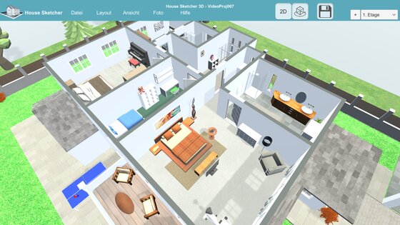 HOUSE SKETCHER – 3D ПЛАН ЭТАЖА 3.5. Скриншот 5