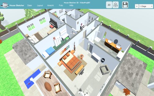 HOUSE SKETCHER – 3D ПЛАН ЭТАЖА 3.5. Скриншот 11