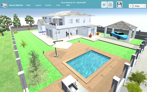 HOUSE SKETCHER – 3D ПЛАН ЭТАЖА 3.5. Скриншот 13