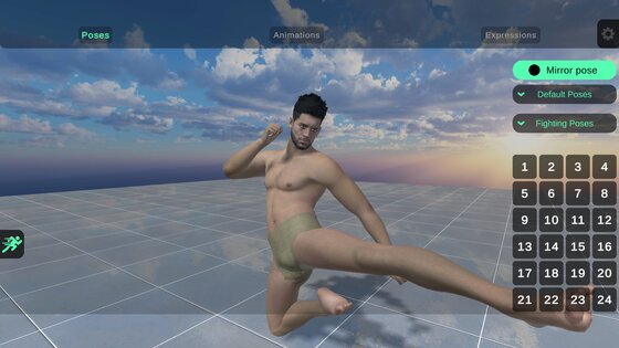 Pro Poser 3D Model Poses 24.0. Скриншот 14