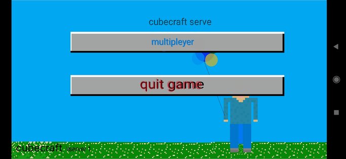 Cubecraft Bluetooth server. Скриншот 1
