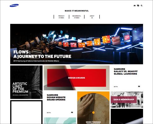 Samsung открыла сайт, посвящённый дизайну фирменных продуктов