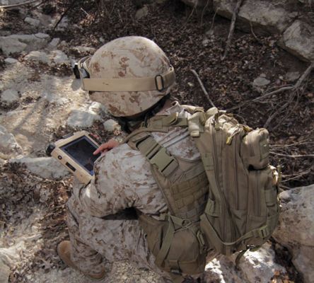Планшетные компьютеры, используемые в военной сфере
