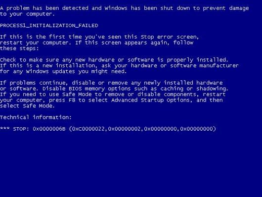 Интересные факты о BSoD он же «Синий экран смерти»