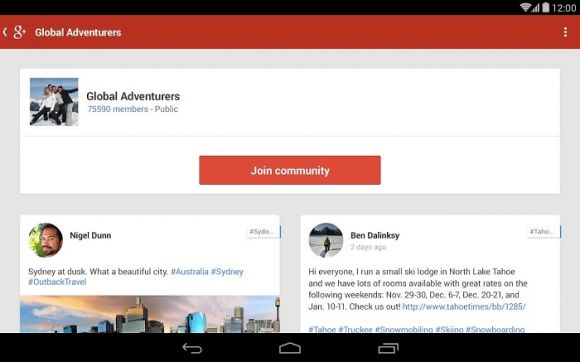 Приложение Google+ для Android кардинально обновили