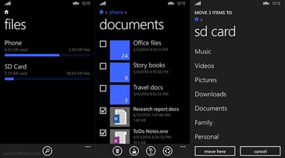 Windows Phone получает официальный файловый менеджер