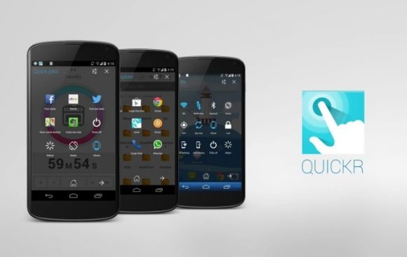 Quickr - или как сделать навигацию по ОС Android удобнее и быстрее