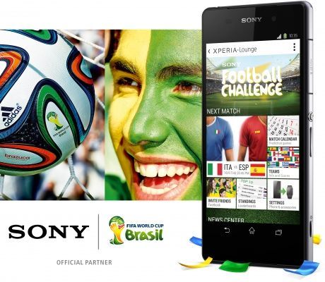 SONY Xperia Z2 — официальный смартфон Чемпионата мира по футболу 2014