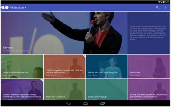 Приложение Google I/O 2014 доступно для установки