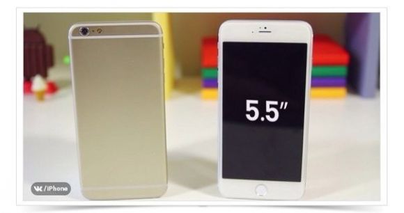 «iPhone 6 5,5» оснастят 128ГБ памяти