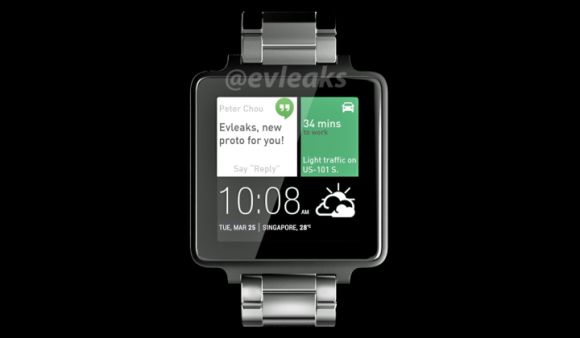Первый рендер умных часов HTC