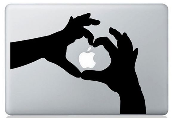 Новая реклама Apple - стикеры для MacBook
