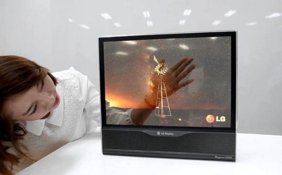 LG показала свои гибкие и прозрачные дисплеи OLED в действии