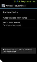 SPEEDLINK геймпад не подключается по БТ. Скриншот 2