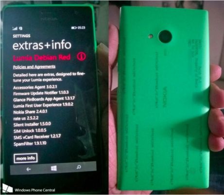 Утекли фотографии "сэлфи-фона" Nokia Lumia 730