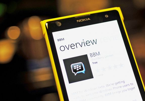 Мессенджер BBM для Windows Phone лишился статуса бета-версии