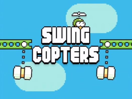 Новая игра Swing Copters от создателя Flappy Bird доступна для Android и iOS