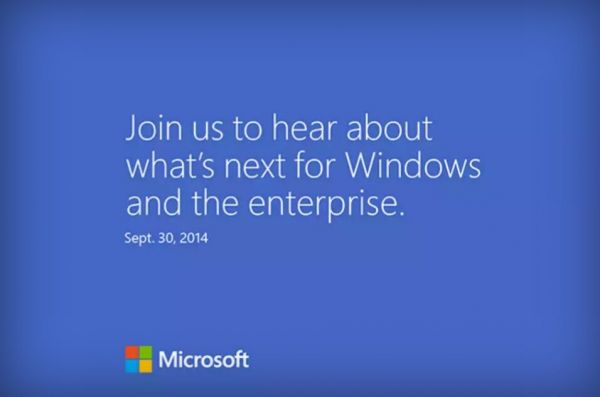 Microsoft официально представит Windows 9 на пресс-конференции 30 сентября