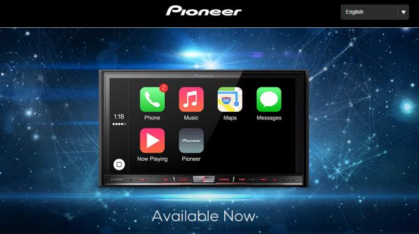 Компания Pioneer теперь поддерживает платформу Apple CarPlay