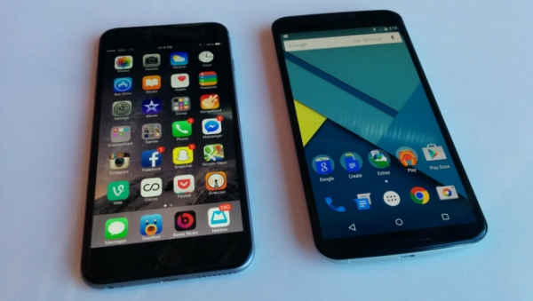 Nexus 6 в сравнении с iPhone 6 Plus и Nexus 5