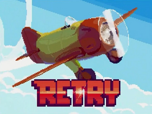 Обзор игры "RETRY" — не дай самолету упасть!
