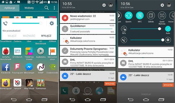 Скриншоты Android 5.0 Lollipop для LG G3 попали в Интернет