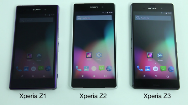 SONY показала раннюю версию Android 5.0 Lollipop для Xperia Z3