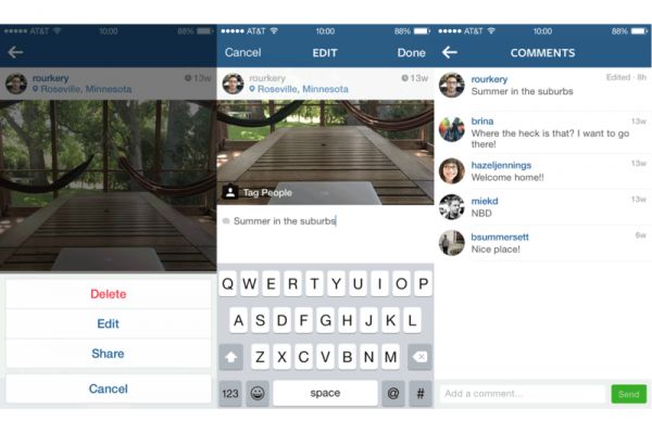 В Instagram* появилась возможность редактировать описание фотографий