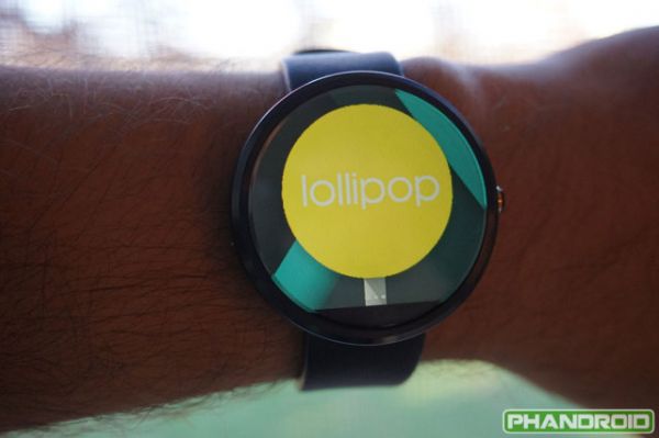 Первая информация об обновлении Android Wear 5.0 Lollipop
