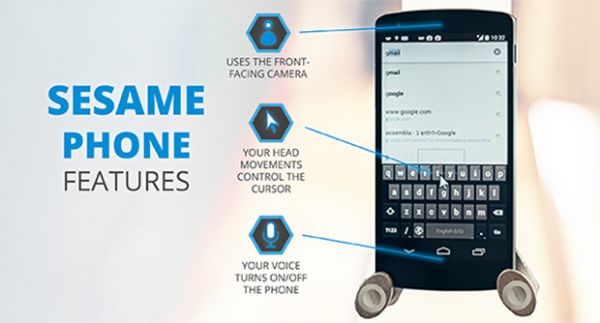 Sesame — проект управления мобильным устройством без касаний