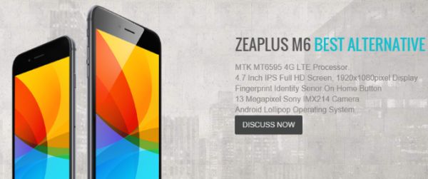 Zeaplus M6 – клон iPhone 6 с Android Lollipop
