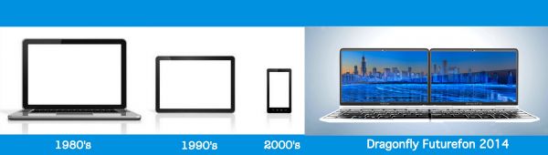 Dragonfly Futurefon - гибрид смартфона, планшета и ноутбука