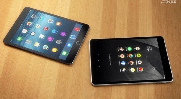 Сравнение рендеров Nokia N1 и iPad Mini 3