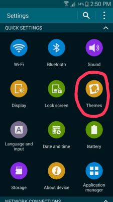 В сети появились скриншоты приложения Samsung Themes для TouchWiz