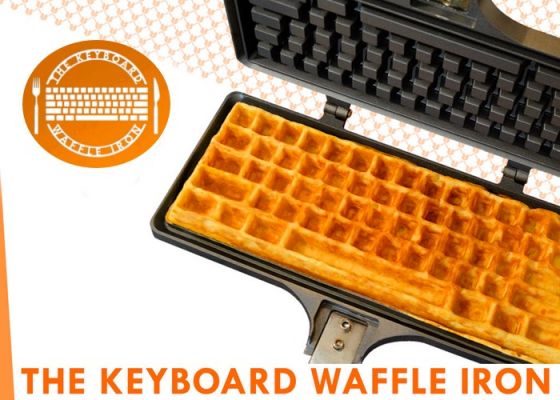 На Kickstarter собирают деньги на вафельницу в форме клавиатуры
