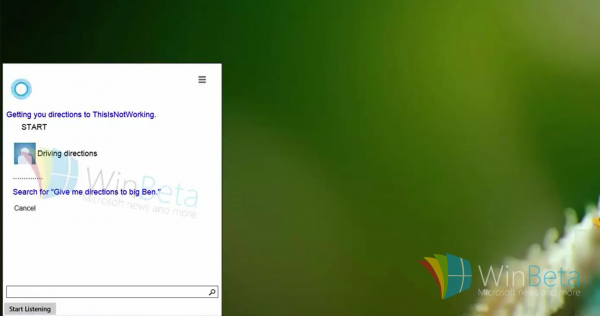 Работа голосового ассистента Cortana в Windows 10 показана на видео
