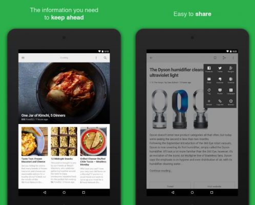 Feedly для Android получил Material Design и больше не укорачивает URL