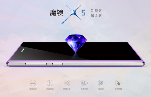 Desay Magical Mirror X5 — смартфон с сапфировым экраном за 160 долларов