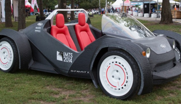 Strati — первый автомобиль, созданный 3D-принтером