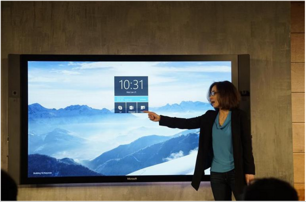 Microsoft Surface Hub — настенный AiO-компьютер с сенсорным 84-дюймовым 4K-дисплеем и Windows 10 на борту