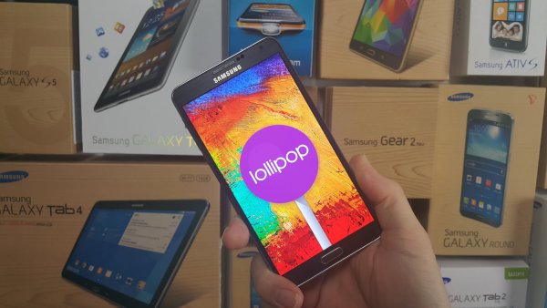 Samsung GALAXY Note 3 в России получает Android Lollipop