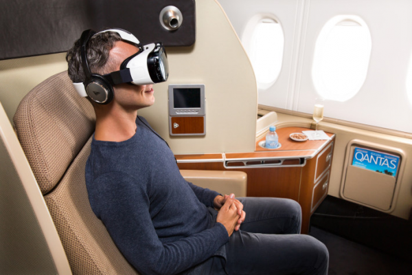 Авиакомпания Qantas развлечет пассажиров виртуальной реальностью