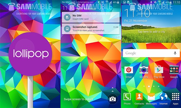 Планшеты Samsung Galaxy Tab S 8.4 и Tab S 10.5 получат Lollipop в апреле