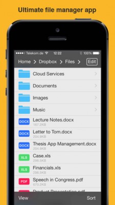 File Manager App — полноценный файловый менеджер для iOS