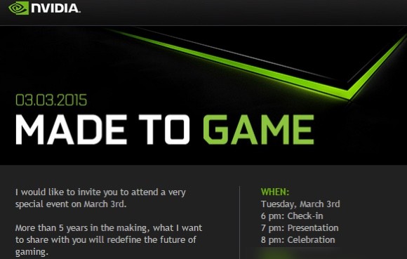 NVIDIA готовится показать нечто новое 3 марта