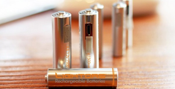 Батарейки Lightors с USB-портом